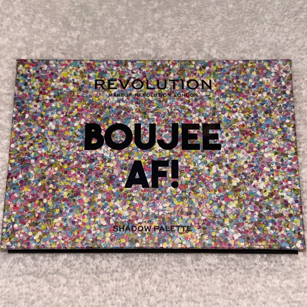 Revolution Boujee AF Eyeshadow Palette Vibrant Colors New Stocking Stuffer